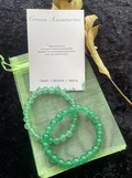 GREEN AVENTURINE NATURAL STONE HEALING BRACELET