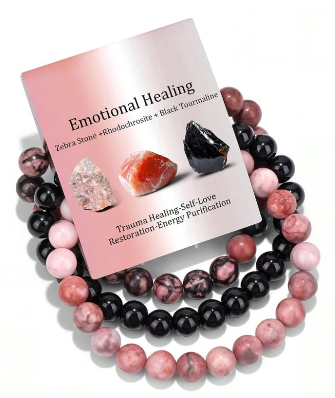 Emotional Healing Natural Stone - 3 pack