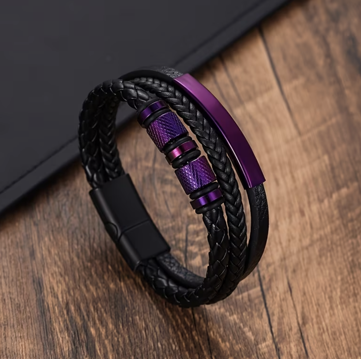 MAGNETIC BRACELET 8.27” (Hot Purple)
