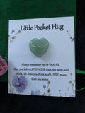 POCKET HUG:  GREEN AVENTURINE NATURAL STONE HEALING&nbsp;