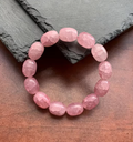 ROSE QUARTZ (large oblong stone)